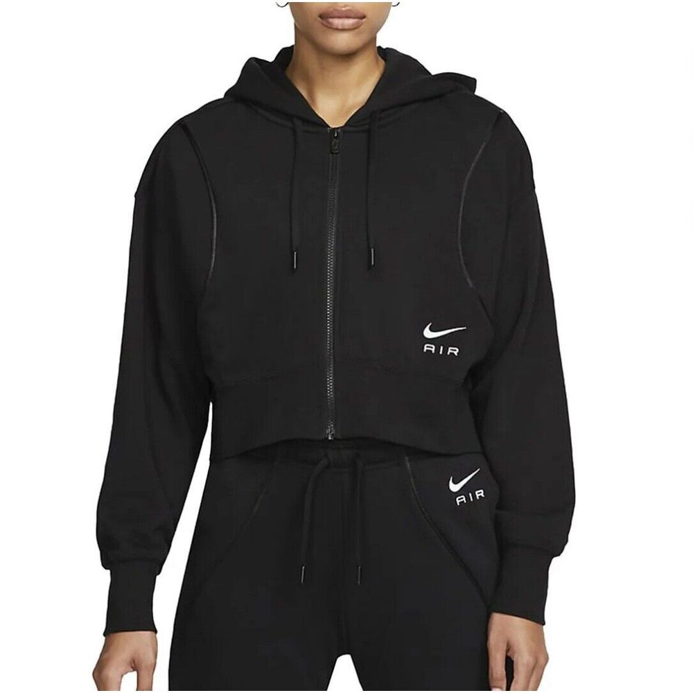 ✅Nike Air Full-zip Fleece Hoodie Womens Style : Dq6579 Size XL